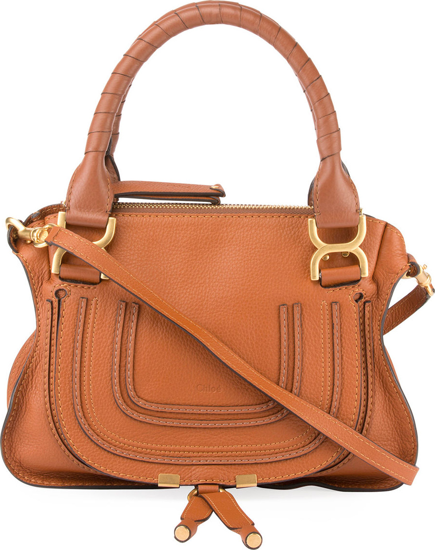 Chloe Marcie Small Double-Carry Satchel Bag