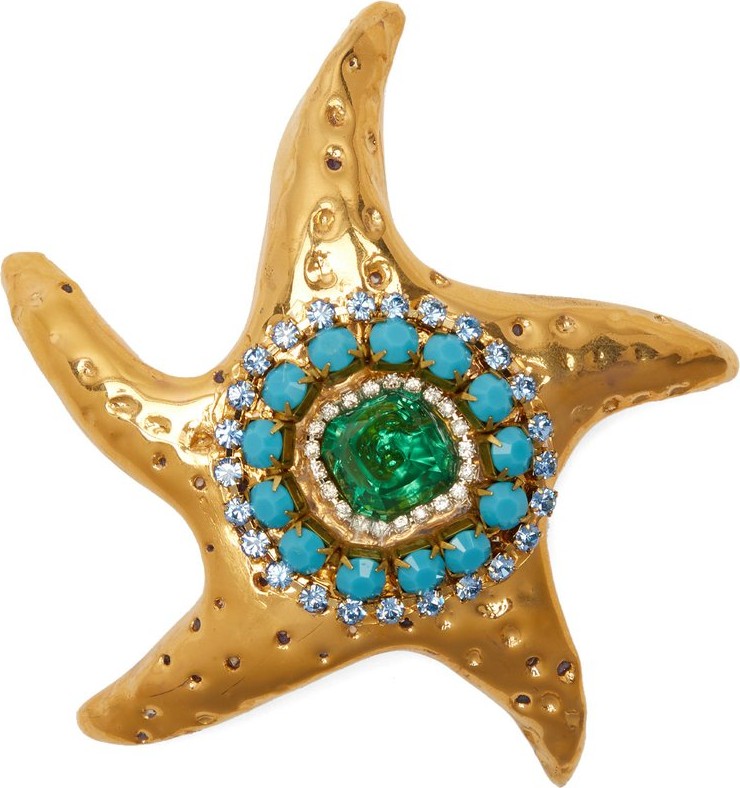 Sonia Boyajian Abigail crystal starfish brooch