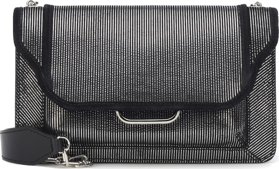 Isabel Marant Skamy leather and suede shoulder bag