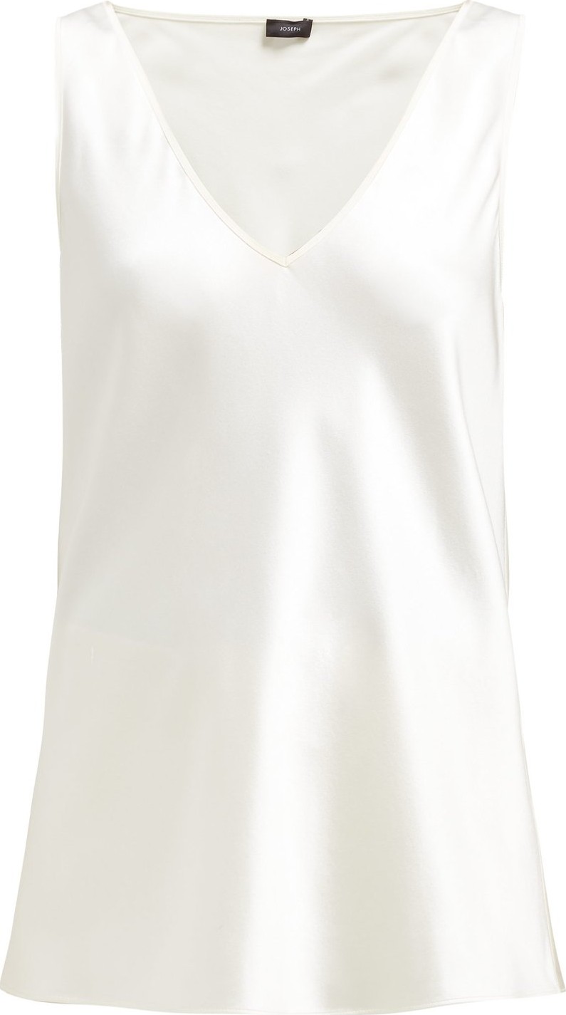 Joseph Meg V-neck satin top