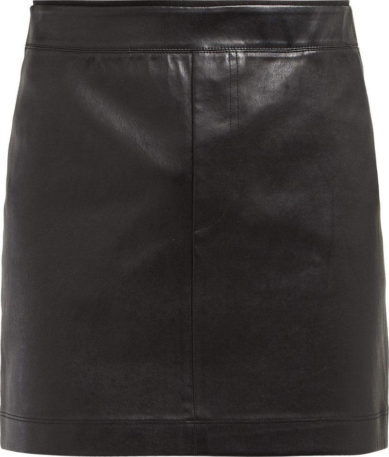Helmut Lang Leather mini skirt