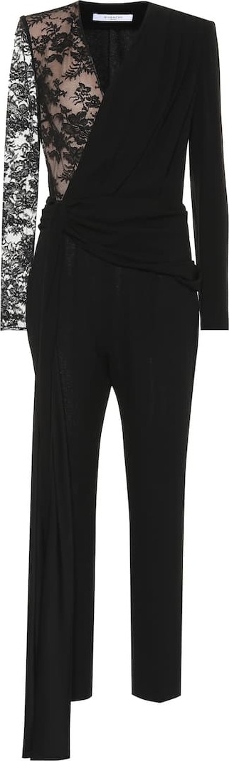 Givenchy Lace and cotton-blend jumpsuit