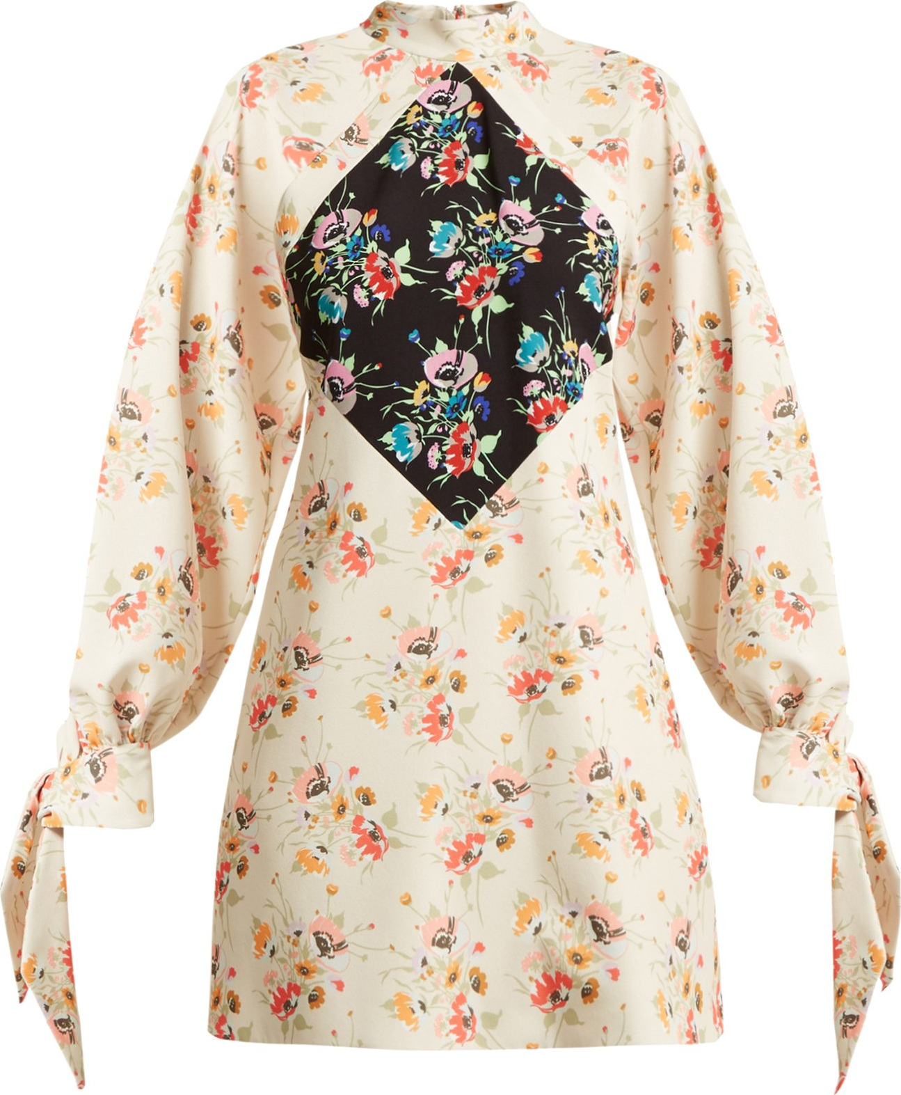 Christopher Kane Archive floral-print crepe mini-dress