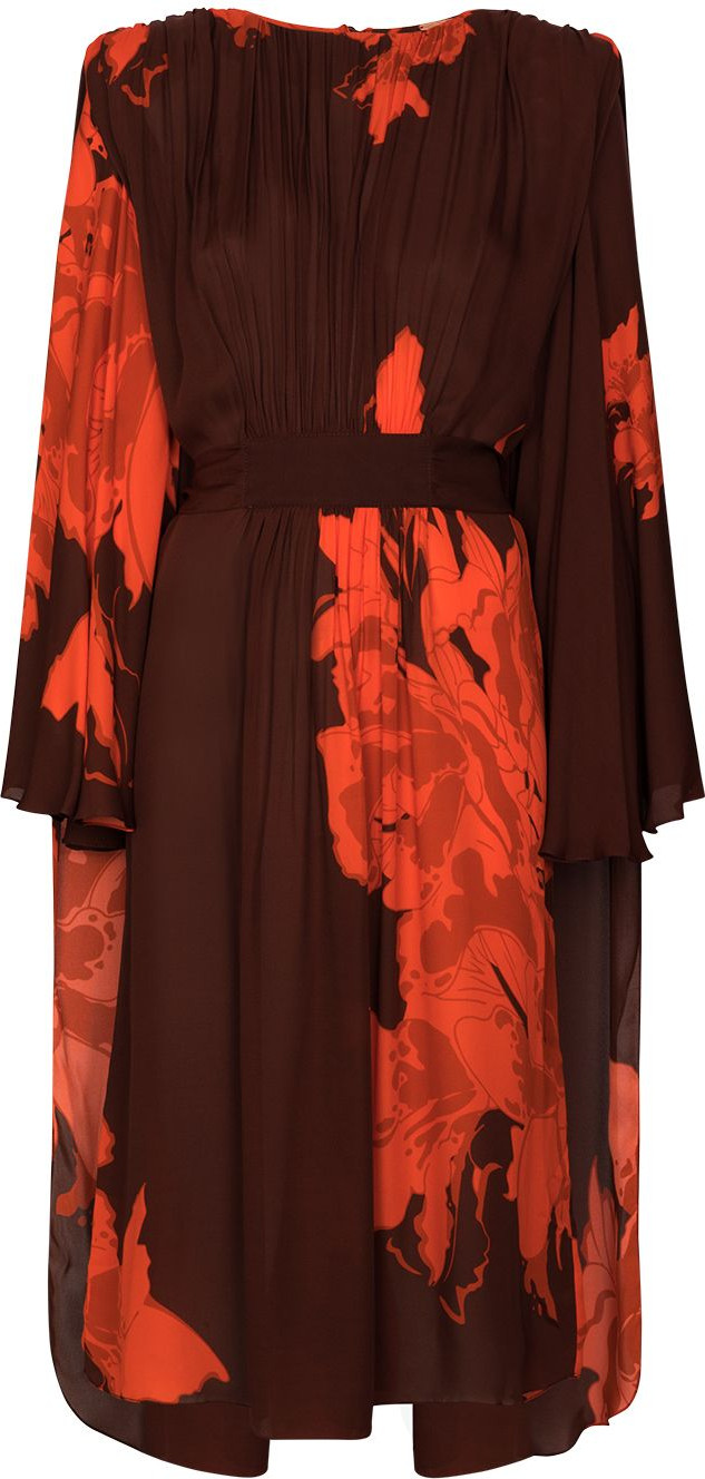 Johanna Ortiz - A Secret Place floral-print silk midi dress