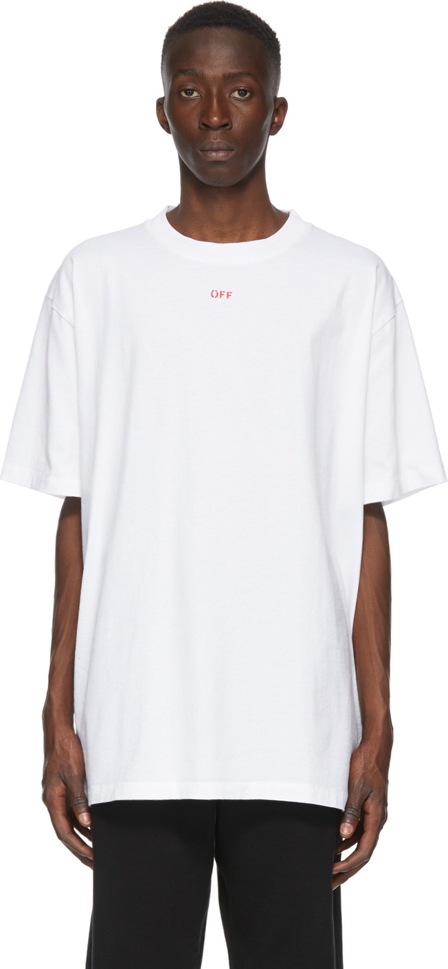 Off White White Stencil Arrows T-Shirt