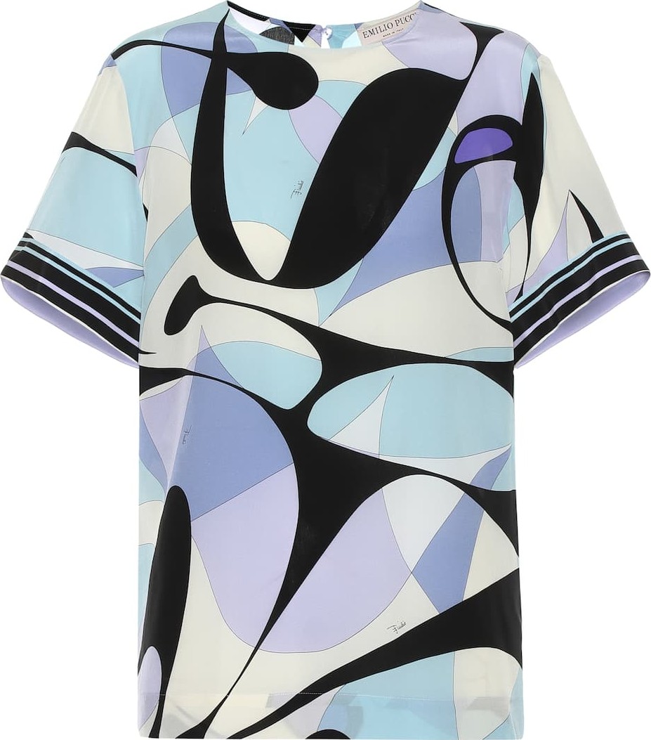 Emilio Pucci Printed silk top
