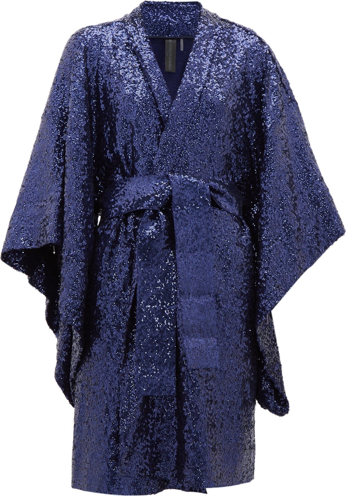Norma Kamali Sequinned wrap jacket