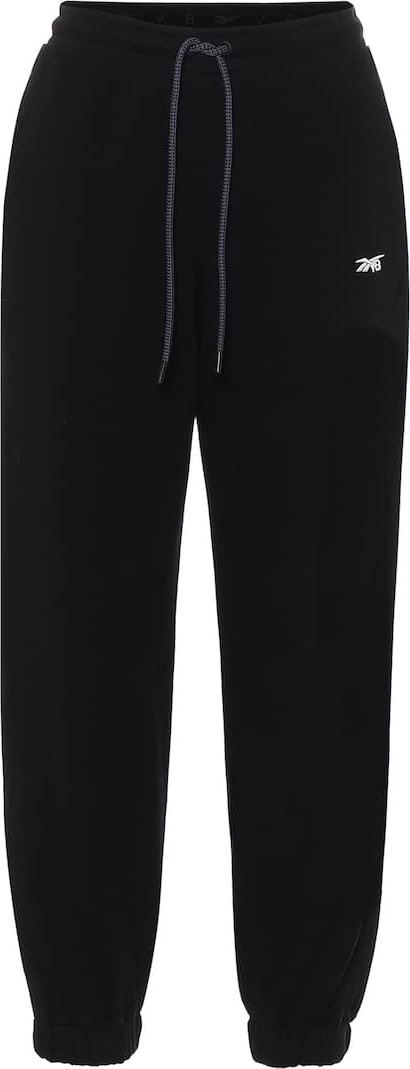 Reebok x Victoria Beckham Relaxed cotton-jersey trackpants