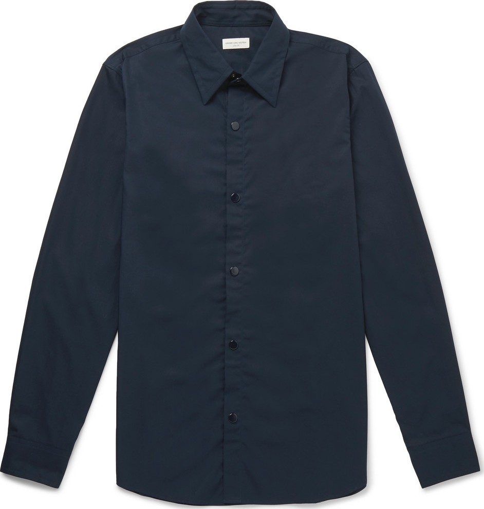 Dries Van Noten Slim-Fit Cotton-Poplin Shirt