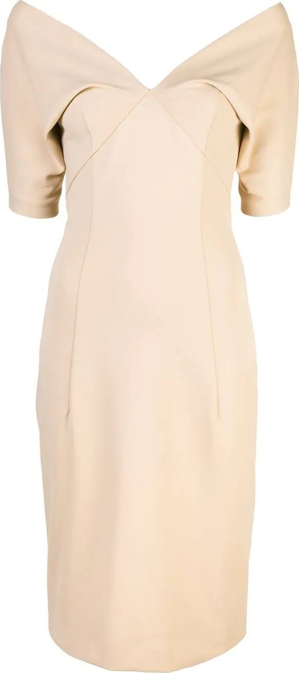 Haider Ackermann v-neck midi dress