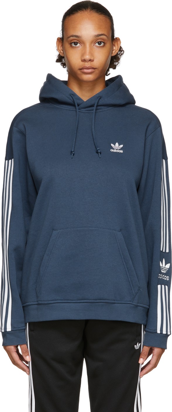 Adidas Originals Blue Lock Up Tech Hoodie