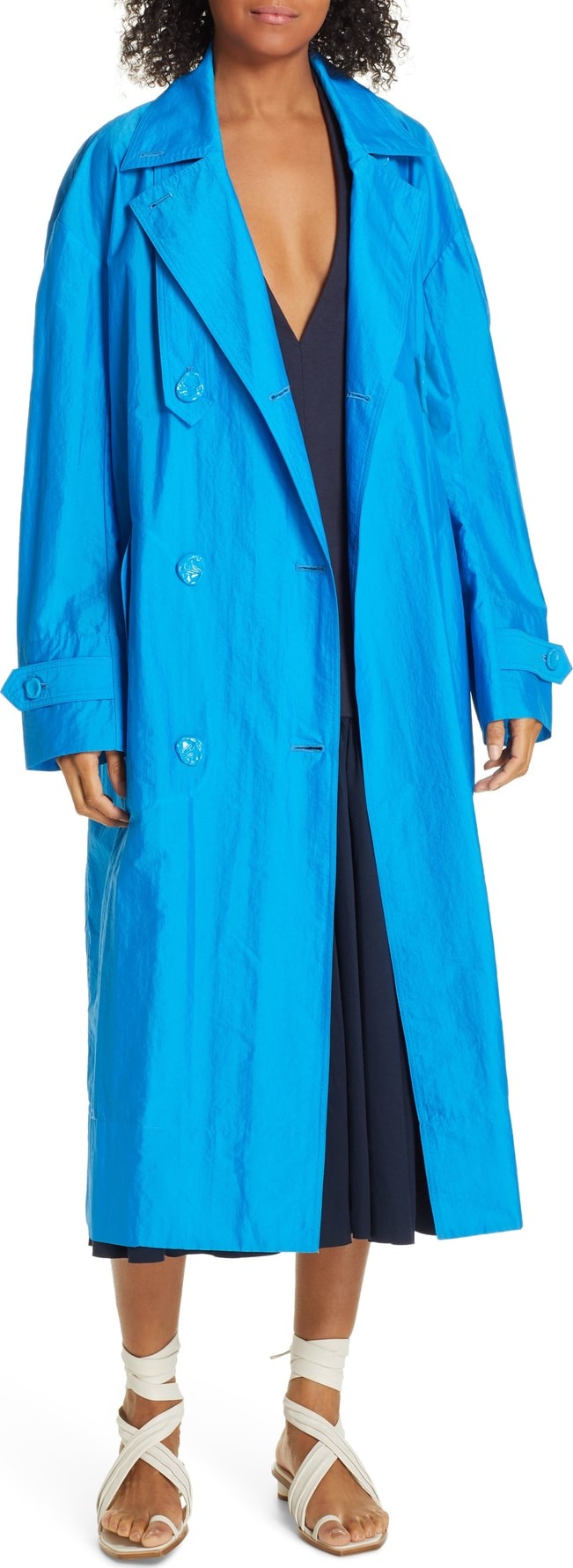 Tibi Double Breasted Trench Coat