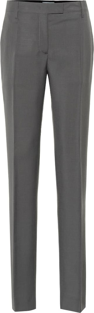 Prada Mohair and wool straight pants