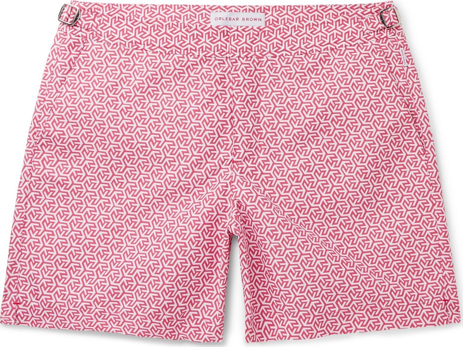 Orlebar Brown Bulldog Mid-Length Printed Swim Shorts