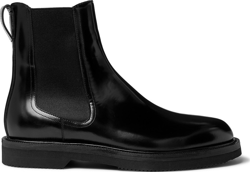 Dries Van Noten Polished-Leather Chelsea Boots