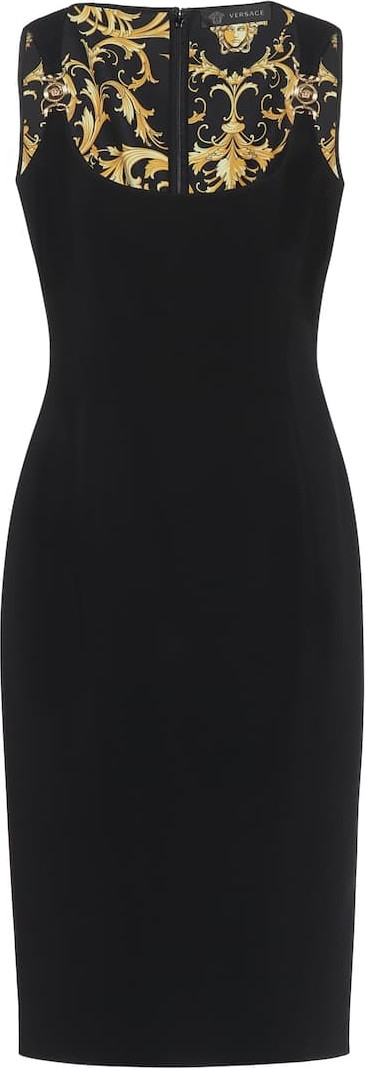 Versace Stretch-crêpe midi dress