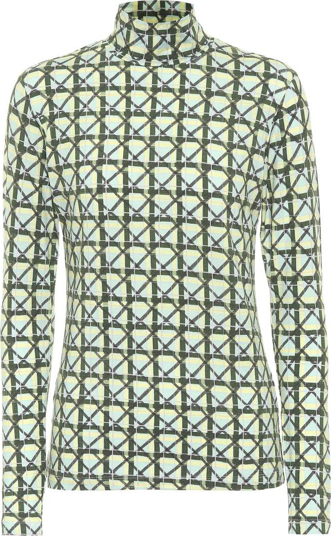 Alexachung Printed turtleneck top