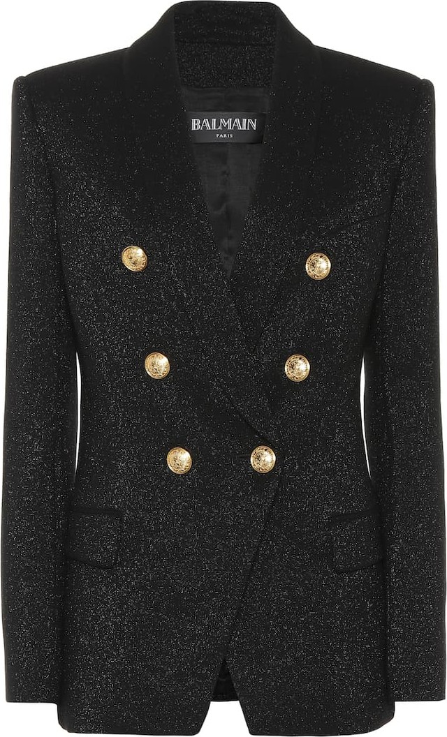 Balmain Wool-blend blazer