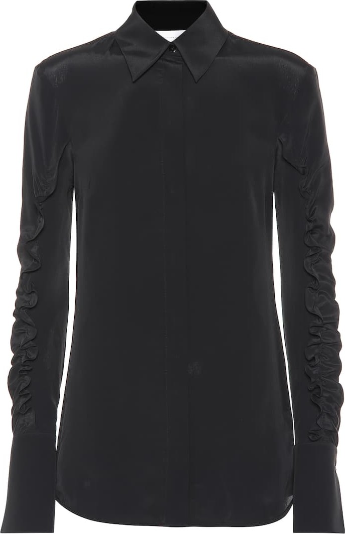 VICTORIA, VICTORIA BECKHAM Silk-blend shirt