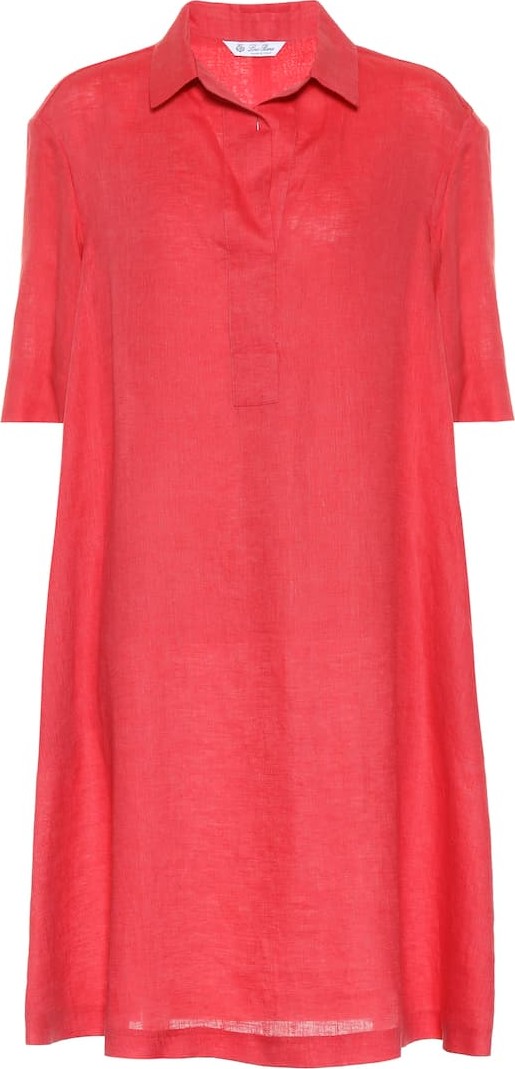 Loro Piana Lucy linen shirt dress