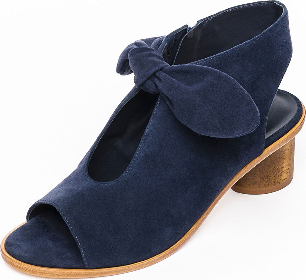 Bernardo Luna Suede Knotted Booties