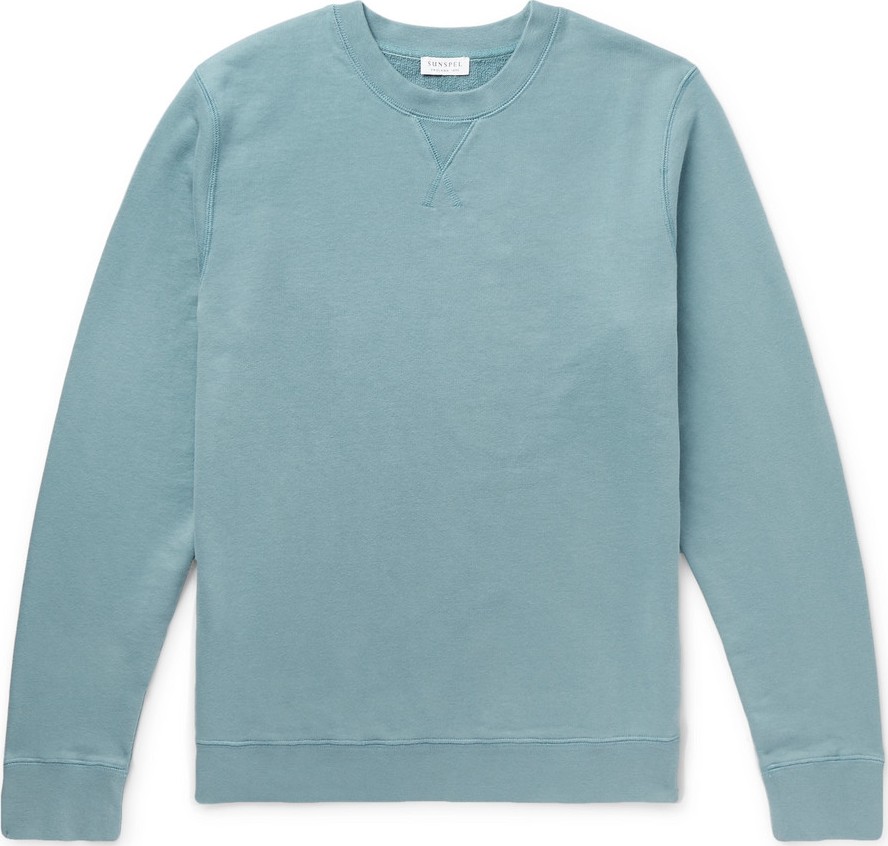 Sunspel Brushed Loopback Cotton-Jersey Sweatshirt