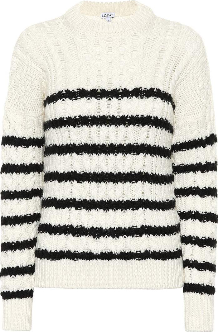 LOEWE Striped wool sweater