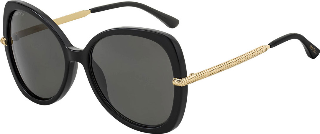 Jimmy Choo Cruz Acetate/Metal Butterfly Sunglasses