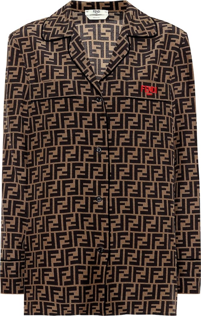 Fendi Silk crêpe de chine shirt