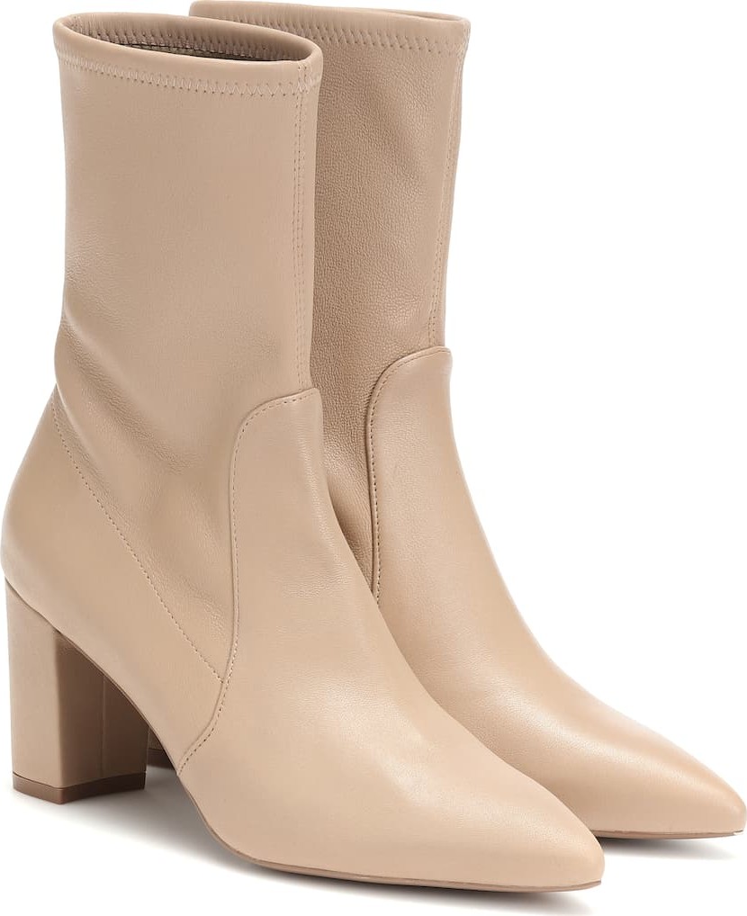 Stuart Weitzman Landry 75 leather ankle boots