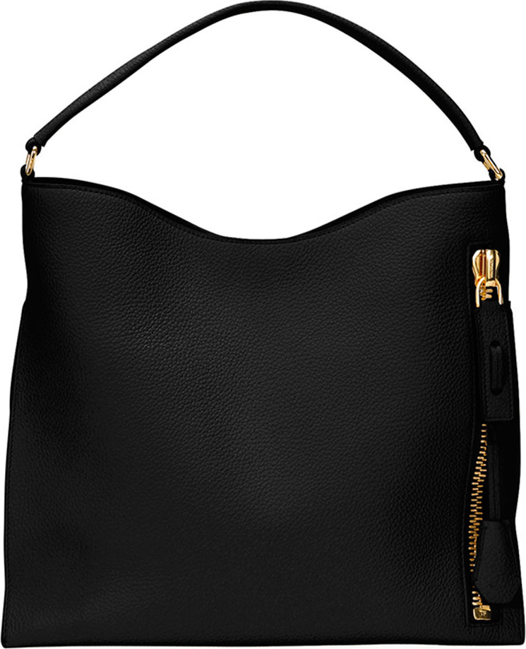 TOM FORD Alix Small Calfskin Hobo Bag