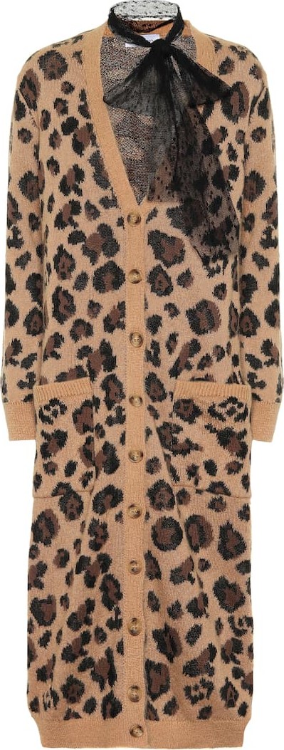 RED Valentino Cotton and mohair-blend cardigan