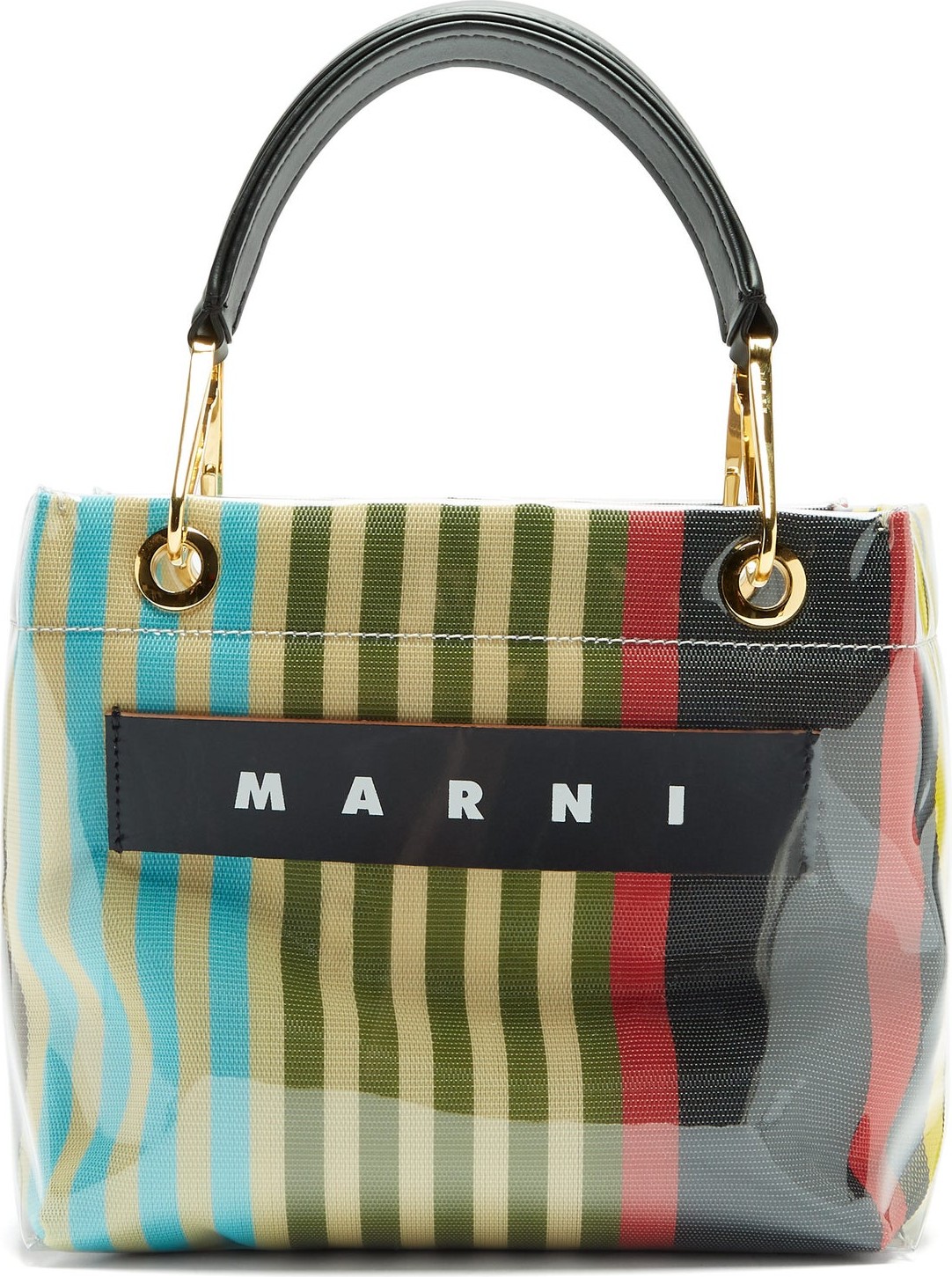 Marni Glossy Grip mini PVC tote bag