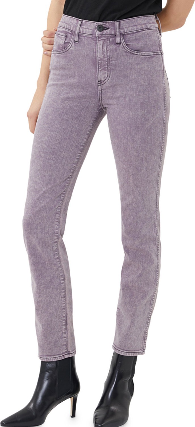 3X1 Stevie High-Rise Straight-Leg Jeans