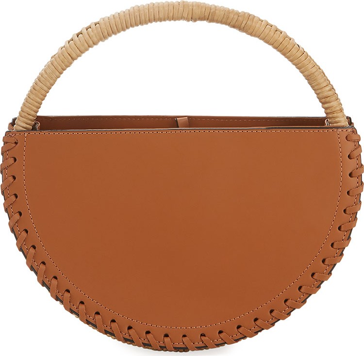 Wai Wai Alfaia Petite Leather Top Handle Bag