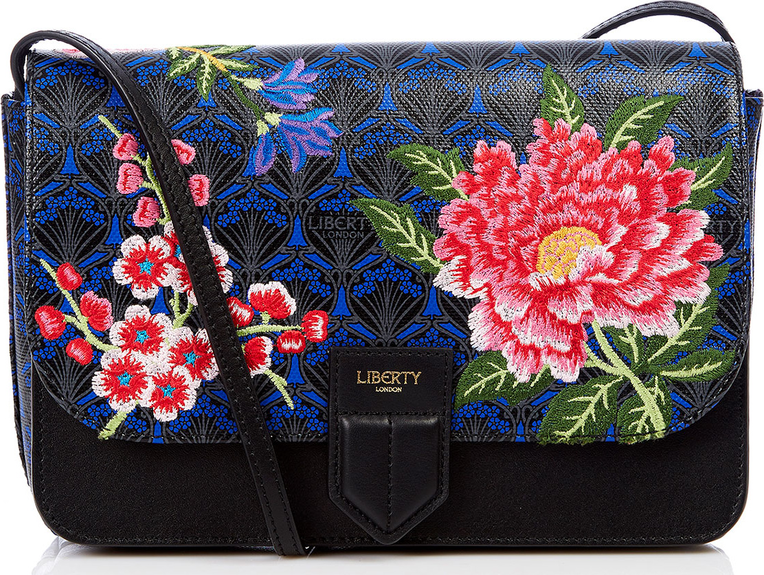 Liberty London Elysian Embroidery Portland Shoulder Bag