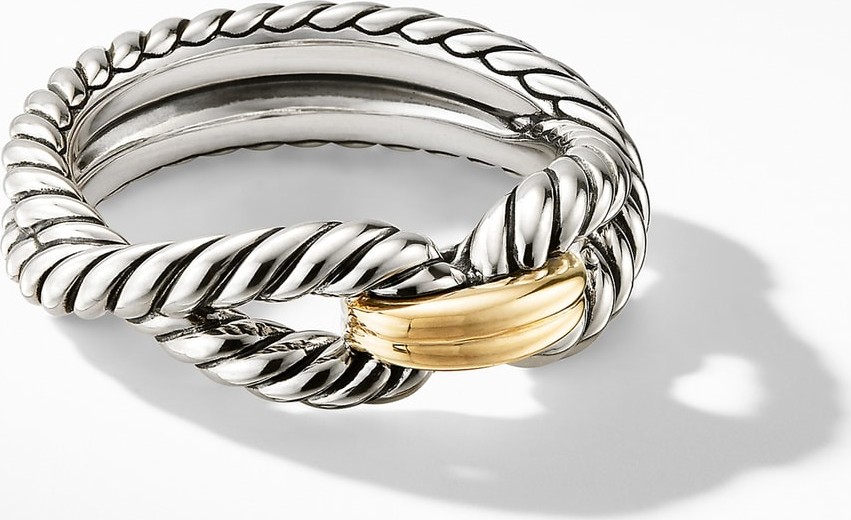 David Yurman Cable Loop Ring with 18K Gold