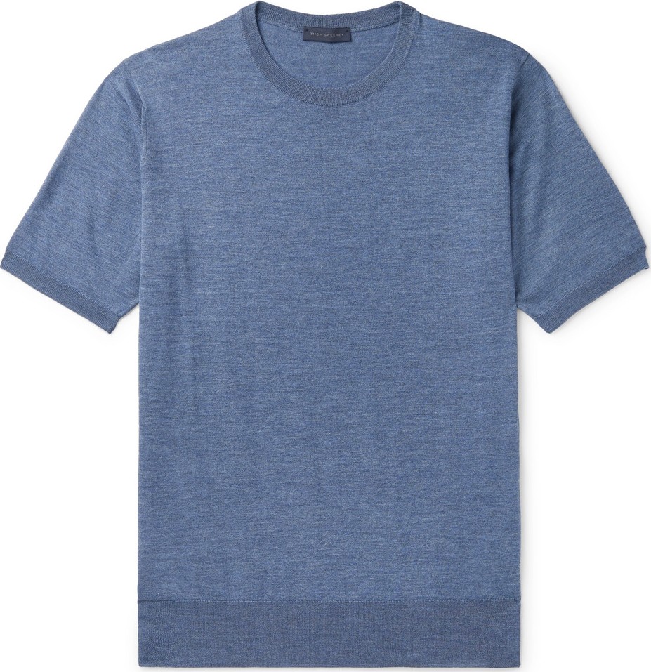 Thom Sweeney Slim-Fit Merino Wool T-Shirt
