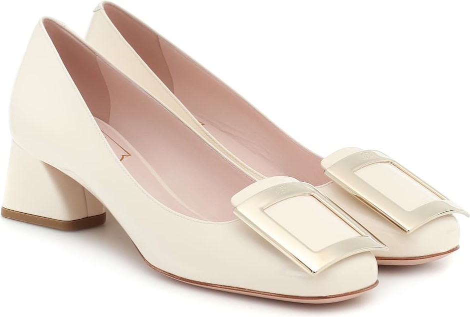 Roger Vivier Très Vivier 45 patent leather pumps