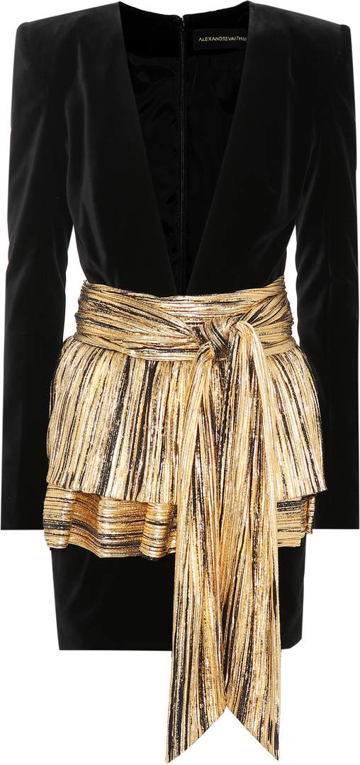 Alexandre Vauthier Velvet minidress