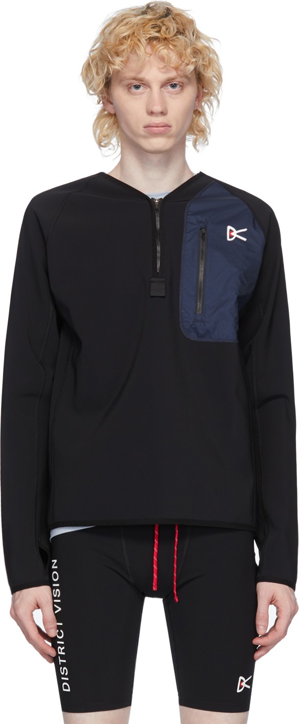 District Vision Black Rocco Insulation Mid-Layer Sweatshirt