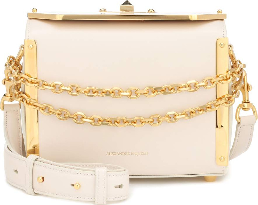 Alexander McQueen Box 19 leather shoulder bag