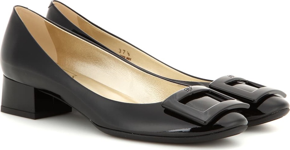 Roger Vivier Belle De Nuit patent leather pumps
