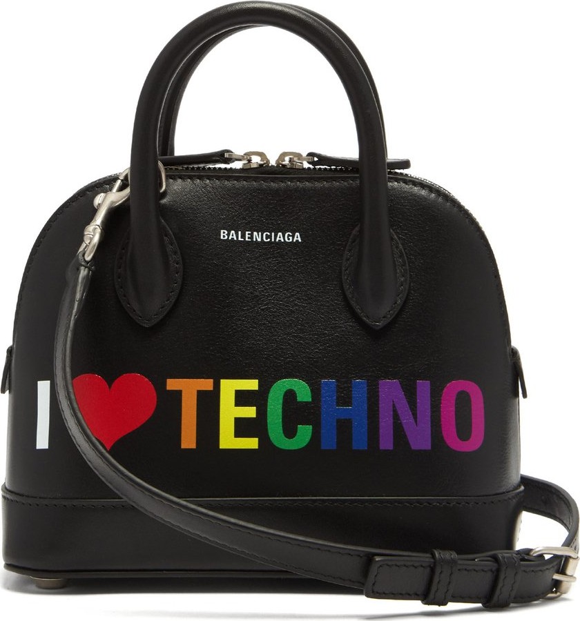 Balenciaga Ville XXS leather cross-body bag