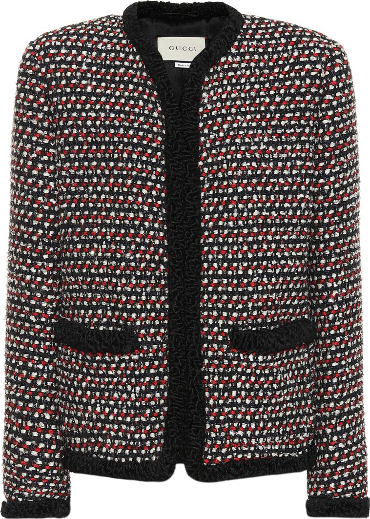 Gucci Sequined tweed jacket