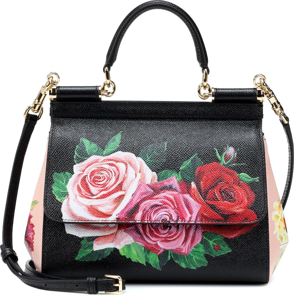 Dolce & Gabbana Sicily Small leather shoulder bag