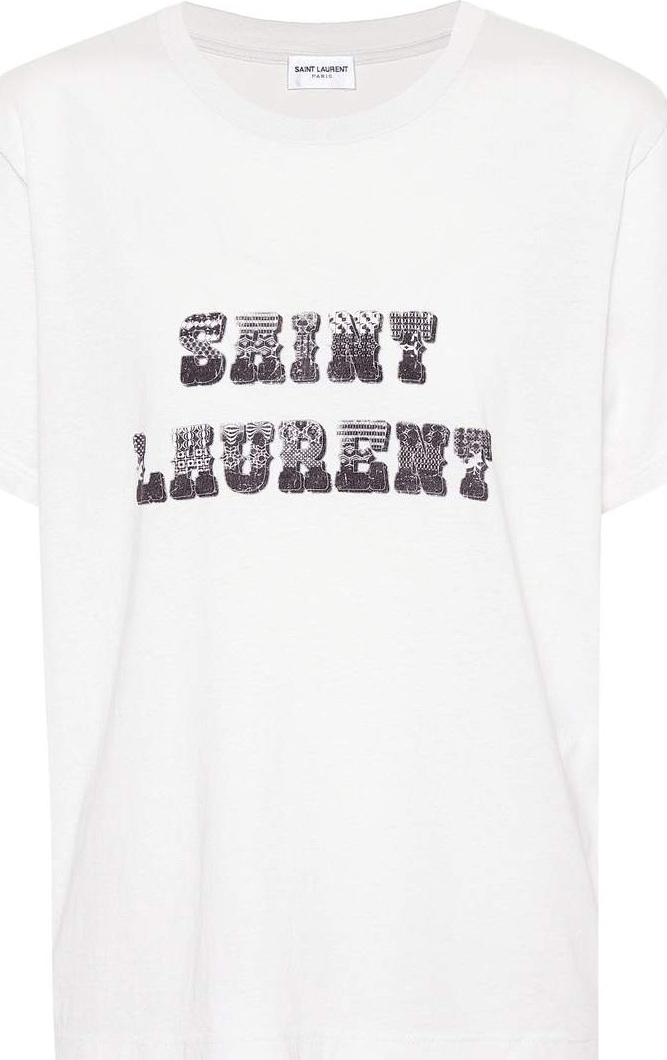 Saint Laurent '70s Logo cotton T-shirt