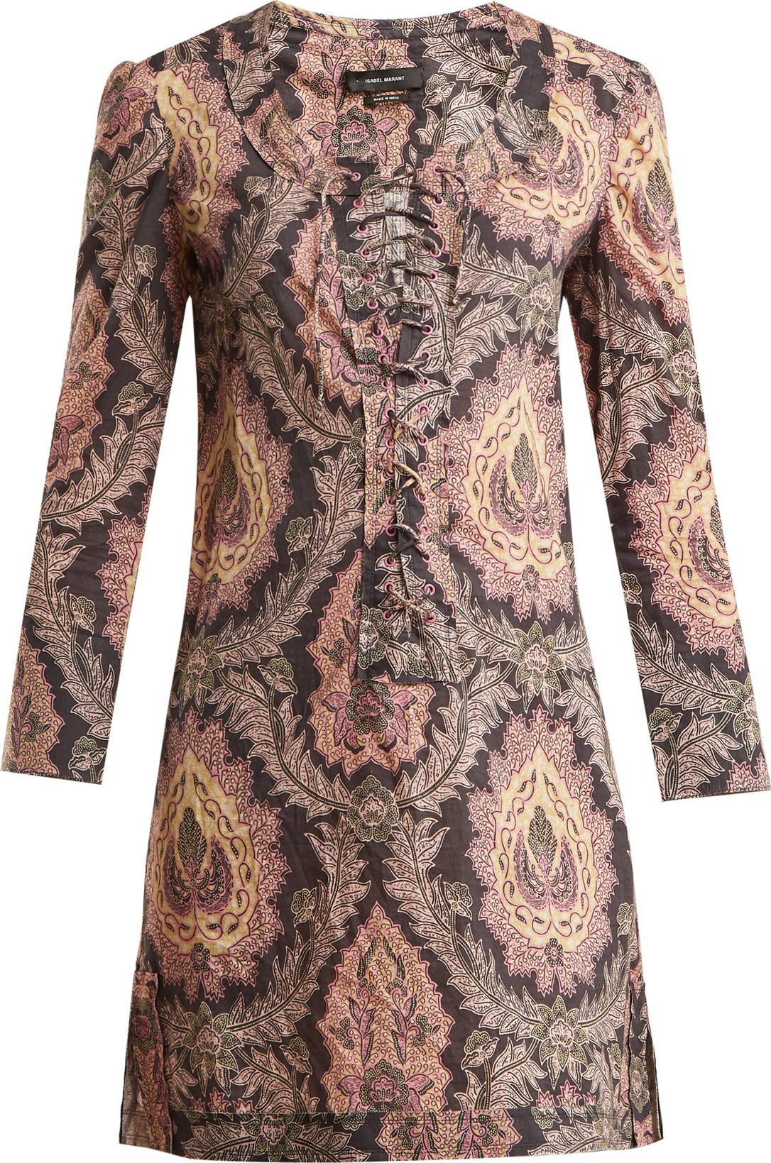 Isabel Marant Xisia floral-print lace-up blouse