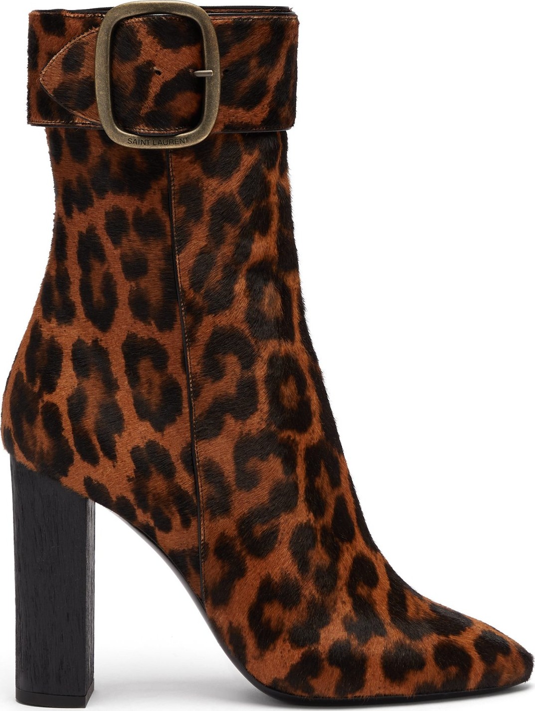 Saint Laurent Joplin leopard-print ankle boots