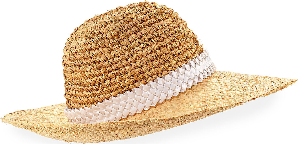 Gigi Burris Santiago Packable Straw Sun Hat